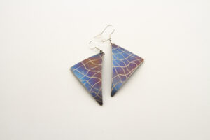 Orecchini Triangle Blu