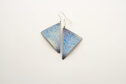 Orecchini Triangle Blu 1