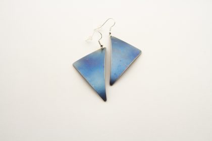 Orecchini Triangle Blu 2