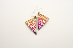 Orecchini Triangle Viola