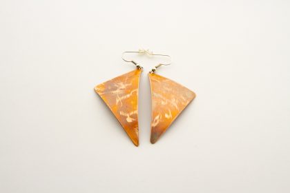 Orecchini  Triangle Rame 1