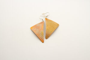 Orecchini  Triangle Rame 2